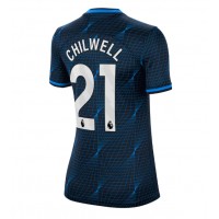 Maglie da calcio Chelsea Ben Chilwell #21 Seconda Maglia Femminile 2023-24 Manica Corta